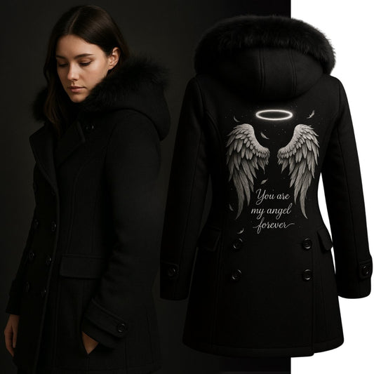 "You Are My Angel Forever" Women's Coat